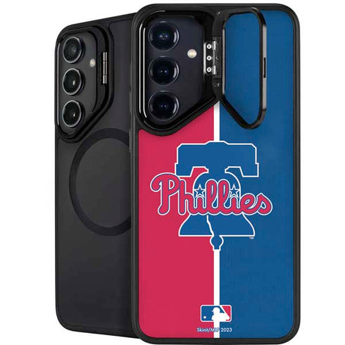 MLB Philadelphia Phillies Split Galaxy S24 Plus Kickstand Case